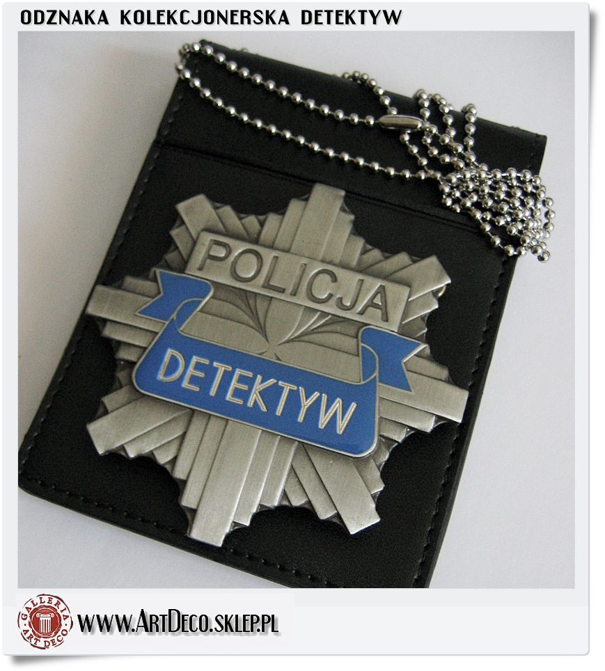 Odznaka detektyw policja