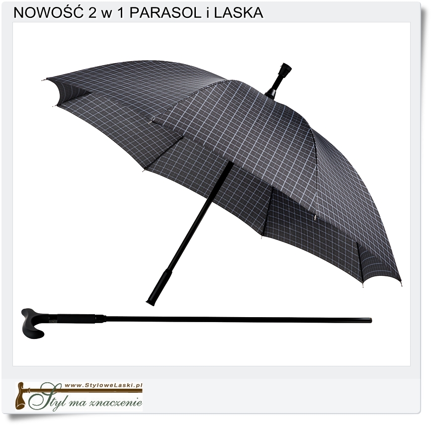 Parasololaska 2 w 1 parasol i laska