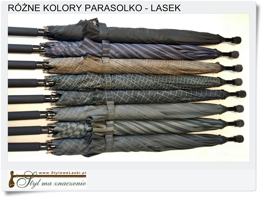 kolorowe parasole i laski