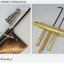 Eleganckie okucia do drzwi przylgowych i bezprzylgowych – połączenie rzemiosła z precyzją regulacji