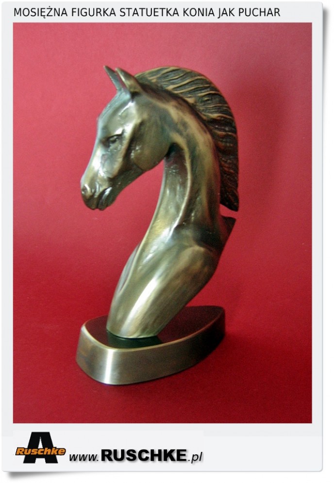 Figurka - Statuetka konia arabskiegi jak puchar