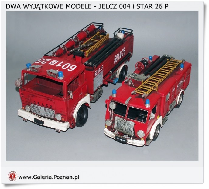 NOWOŚĆ Dwa modele Samochodów strażackich 