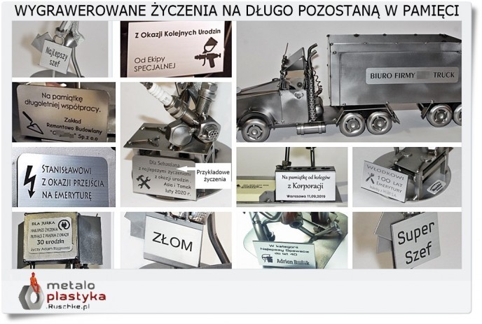 Figurki metalowe to ładna dekoracja i dobry prezent