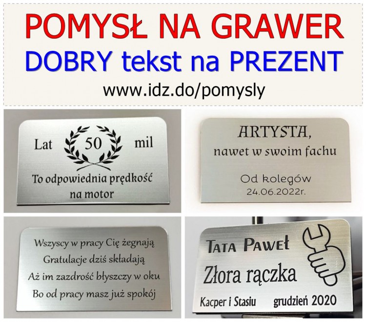 Przykładowe wzory zrealizowanych projektów 