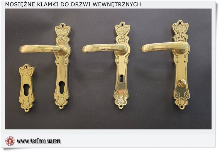klamki i zamki do drzwi wewnętrznych